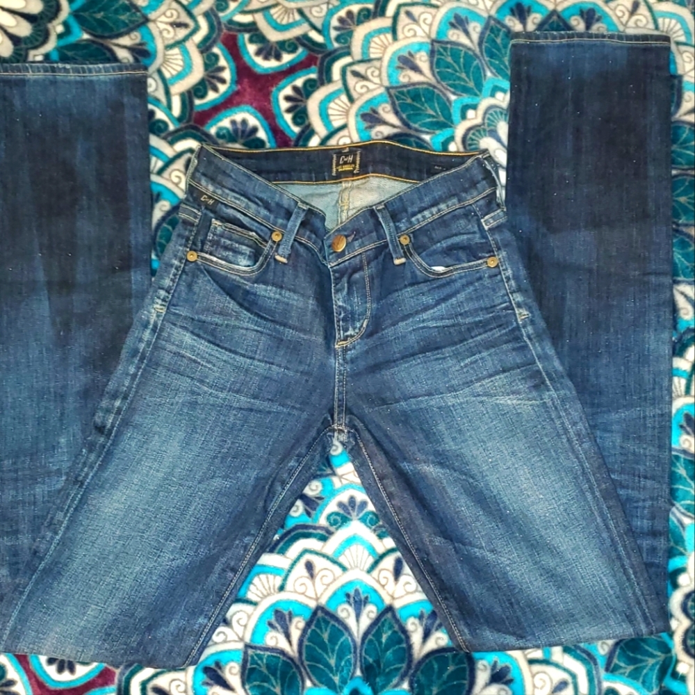 Citizens of Humanity Blue Jeans - Ava Style Low Rise Straight Leg
